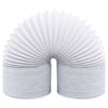 vidaXL Tubo de exaust&atilde;o PVC 6 m 12,5 cm