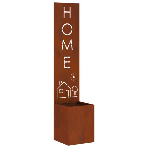 vidaXL Tela de Privacidade para Jardim Ferro Enferrujado A&ccedil;o corten