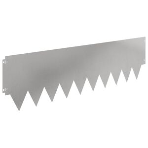 vidaXL Acabamento para Gramado 20 pcs metal