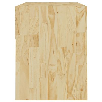 vidaXL Mesas de cabeceira 2 pcs 40x31x40 cm madeira de pinho maciça