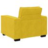 vidaXL Poltrona 100x78x84 cm veludo amarelo