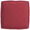 vidaXL Almofada Vinho Vermelho 50 x 50 x 12 cm Tecido Oxford