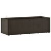 vidaXL Vaso/floreira c/ sistema rega autom&aacute;tica 100x43x33cm cor moca