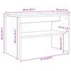 vidaXL Gabinete para TV Carvalho Defumado 60 x 30 x 40 cm