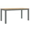 vidaXL Mesa de jantar PANAMA 160x80x75 cm pinho maci&ccedil;o cinzento