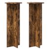 vidaXL Suporte para Plantas 2 pcs Carvalho Fumado &Oslash;40 x 100 cm