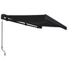 vidaXL Toldo manual com caixa 450x300 cm antracite