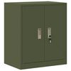 vidaXL Arm&aacute;rio de arruma&ccedil;&atilde;o Verde Oliva 60 x 40 x 70 cm A&ccedil;o