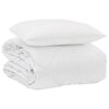vidaXL Edredom de Ver&atilde;o Simples 2 unid. Branco Microfibra