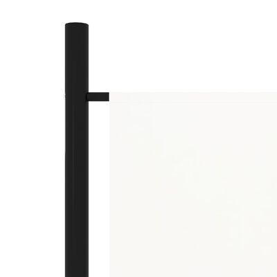 vidaXL Divisória de quarto com 6 painéis 300x180 cm branco