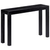 vidaXL Mesa consola 118x30x76 cm madeira de mangueira maci&ccedil;a preto