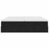 vidaXL Estrutura de cama otomana com colch&otilde;es 180x200cm veludo preto