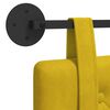 vidaXL Cabeceira Suspensa Amarelo 150 x 55 x 5 cm Veludo