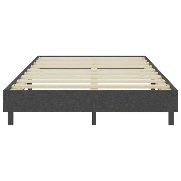 vidaXL Cama boxspring 120x200 cm tecido cinzento