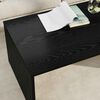 vidaXL Mesa de centro Carvalho Preto 95 x 50 x 34 cm