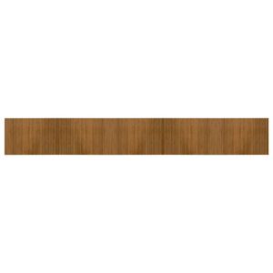 vidaXL Tapete retangular 70x500 cm bambu castanho