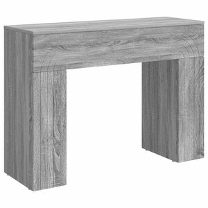 vidaXL Mesa de centro Sonoma Cinzento 102 x 35 x 75 cm