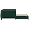 vidaXL Sof&aacute;-cama com gavet&atilde;o 100x200 cm veludo verde-escuro
