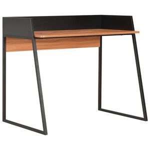 vidaXL Secret&aacute;ria 90x60x88 cm preto e castanho