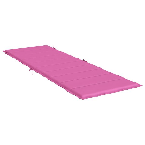 vidaXL Almofad&atilde;o p/ espregui&ccedil;adeira tecido oxford rosa