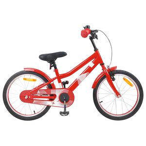 vidaXL Bicicleta Infantil 18 Polegadas para 5-7 anos Vermelho