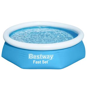 Bestway Fast Set Piscina insufl&aacute;vel redonda 244x61 cm 57265