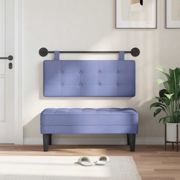 vidaXL Cabeceira Suspensa Montado na parede tecido