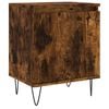 vidaXL Mesa de cabeceira 40x30x50 cm deriv. madeira carvalho fumado