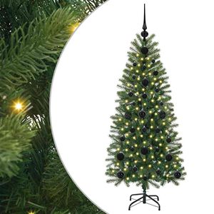 vidaXL &Aacute;rvore de Natal Artificial com 150 LEDs Verde 120 cm PE e PVC