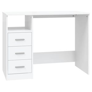 vidaXL Secret&aacute;ria c/ gavetas 102x50x76 cm derivados de madeira branco