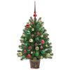 vidaXL &Aacute;rvore de Natal Artificial com 150 LEDs Verde 95 cm PE e PVC