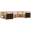 vidaXL Conjunto de Sof&aacute;s para Exterior 6 pcs Natural