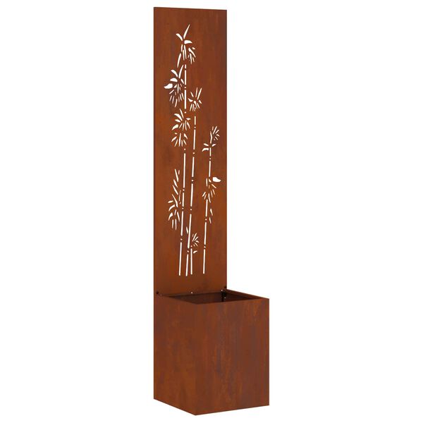 vidaXL Tela de Privacidade para Jardim Ferro Enferrujado A&ccedil;o corten