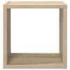 vidaXL Prateleiras parede forma de cubo 6 pcs 26x15x26cm branco/sonoma
