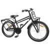 vidaXL Bicicleta Infantil 18 Polegadas para 5-7 anos Preto