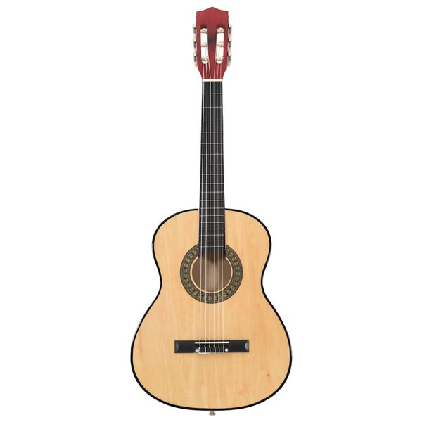 vidaXL Guitarra cl&aacute;ssica iniciantes/crian&ccedil;as 3/4 36" madeira de tilia
