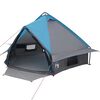 vidaXL Tenda Teepee para 4 Pessoas 4 pessoa Azul e Cinza