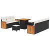 vidaXL Conjunto de Sof&aacute; de Jardim 13 unid. 9-N&uacute;mero de lugares