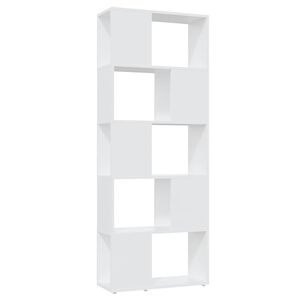vidaXL Estante/divis&oacute;ria 60x24x155 cm contraplacado branco