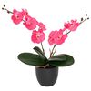 vidaXL Planta de Orqu&iacute;dea Artificial Vermelho 36 x 10 x 30 cm