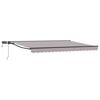 vidaXL Estrutura de Toldo Manual com LEDs 4 x 2 m