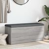 vidaXL Banco arruma&ccedil;&atilde;o 102x42x45 cm derivados madeira cinzento sonoma