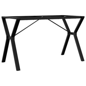 vidaXL Pernas para mesa de jantar estrutura em Y a&ccedil;o