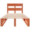 vidaXL Cama sem colch&atilde;o 90x190 cm madeira de pinho maci&ccedil;a castanho-mel
