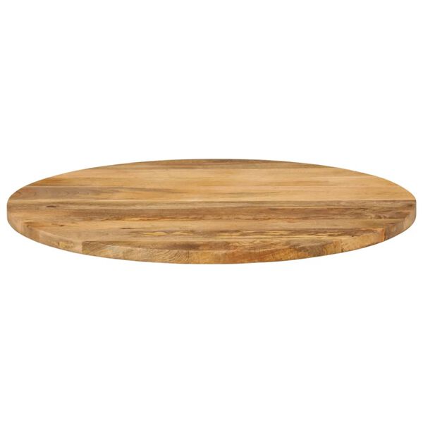 vidaXL Tampo de mesa redondo &Oslash;70x2,5cm madeira de mangueira maci&ccedil;a