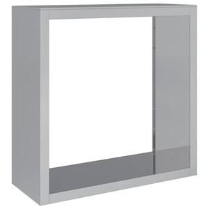 vidaXL Suporte para lenha 100x40x100 cm a&ccedil;o galvanizado