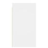 vidaXL Armário de parede c/ portas de vidro 68x37x68,5 cm branco
