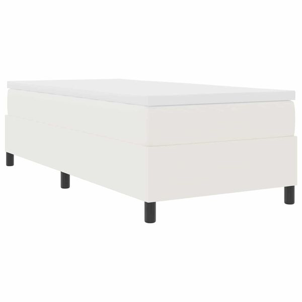 vidaXL Estrado de cama plataforma Creme 90 x 190 cm
