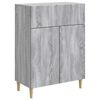 vidaXL Buffet Sonoma Cinzento 66 x 34,5 x 90 cm Derivados de Madeira