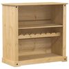 vidaXL Garrafeira Corona 107,5x51x105,5 cm madeira de pinho maci&ccedil;a
